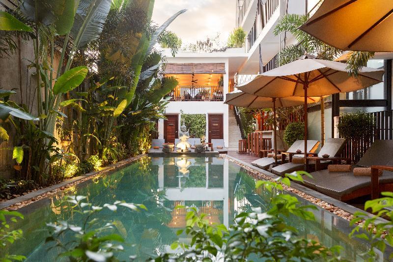 סיאם ריפ The Thirdfold Residence מראה חיצוני תמונה The hotel's pool
