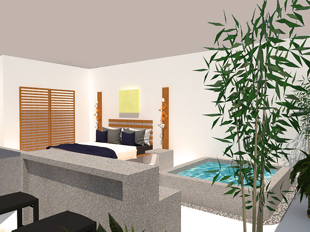 סיאם ריפ The Thirdfold Residence מראה חיצוני תמונה A bedroom with a private pool